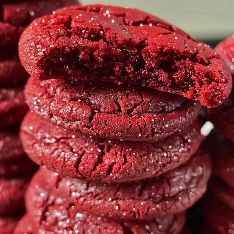Crinkle Your Way to Joy: Fudgy Red Velvet Cookies for Every Celebration
