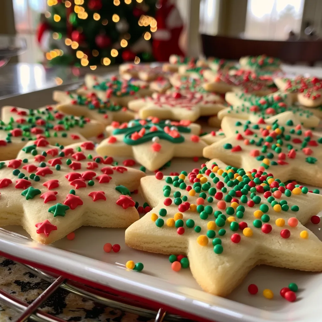 Christmas Sugar Cookies (Crumbl Copycat)