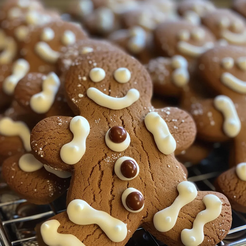 Classic Gingerbread Men Cookies – Adorable, Spiced & Perfect for Decorating! ☃️🍪