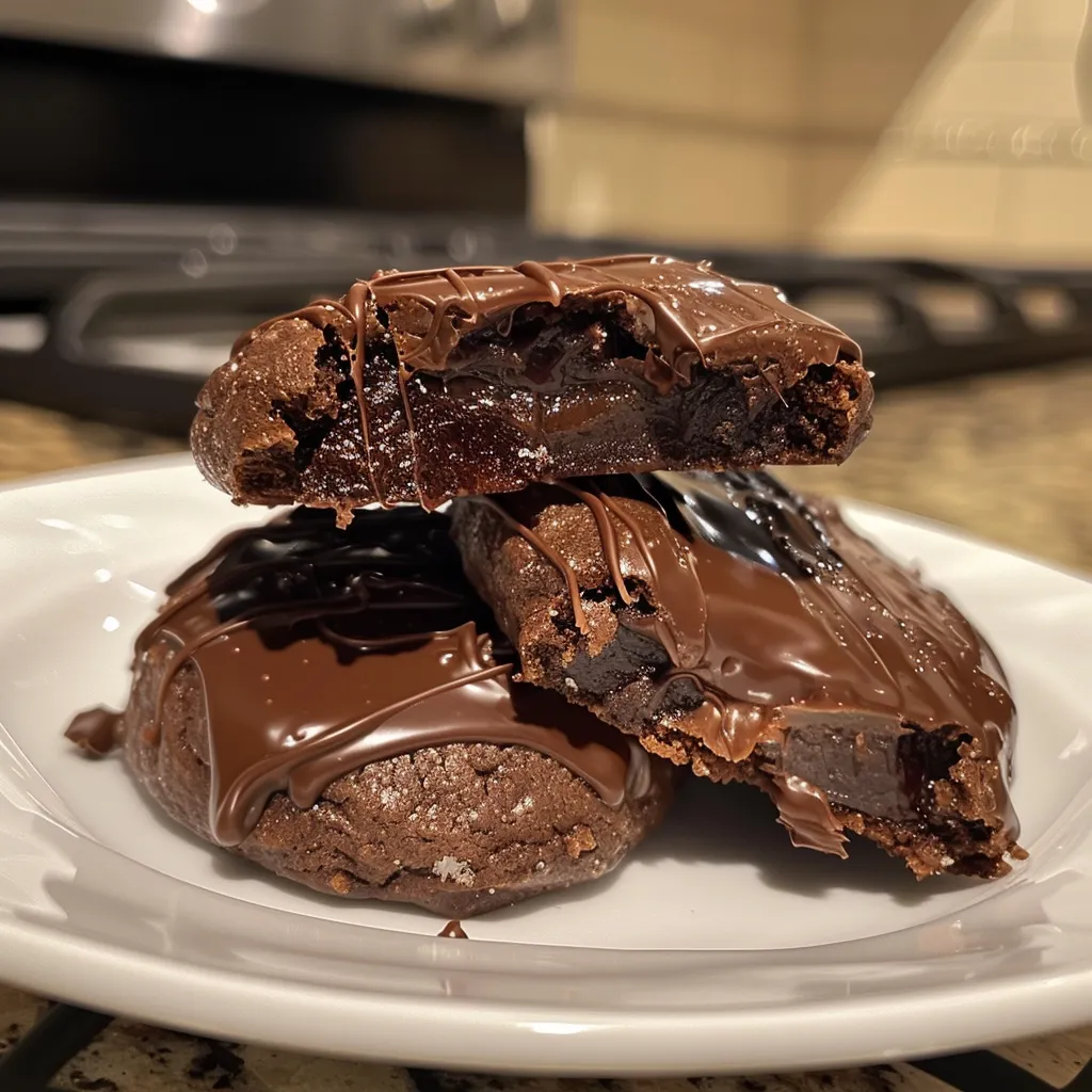 Chocolate Blossom Cookies
