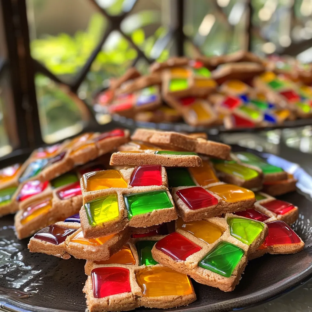 Easy Stained Glass Cookies