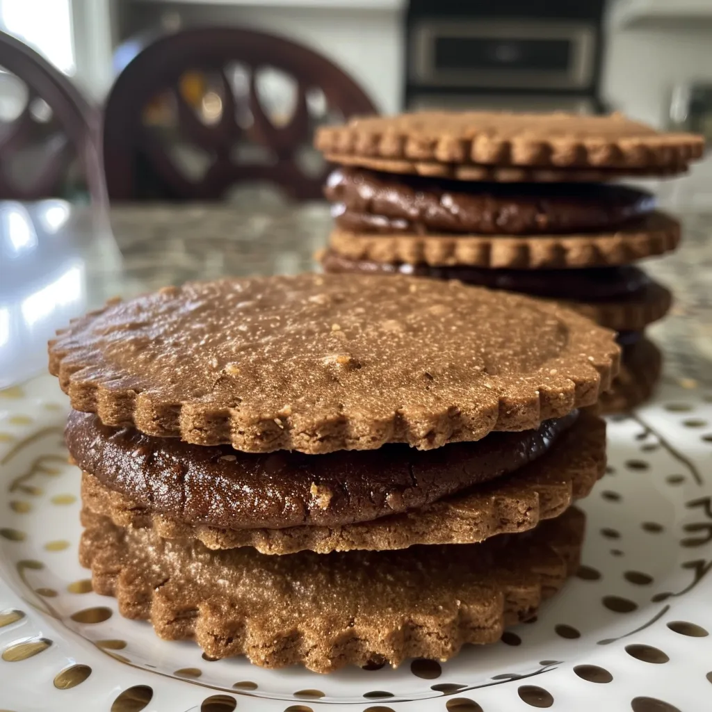 Gingerbread Sandwich Cookies | Teak & Thyme