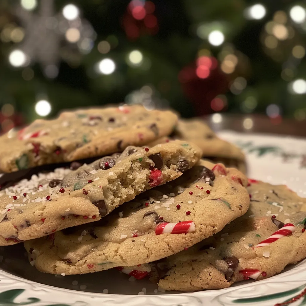 Wonderland Chocolate Chip Christmas Cookies