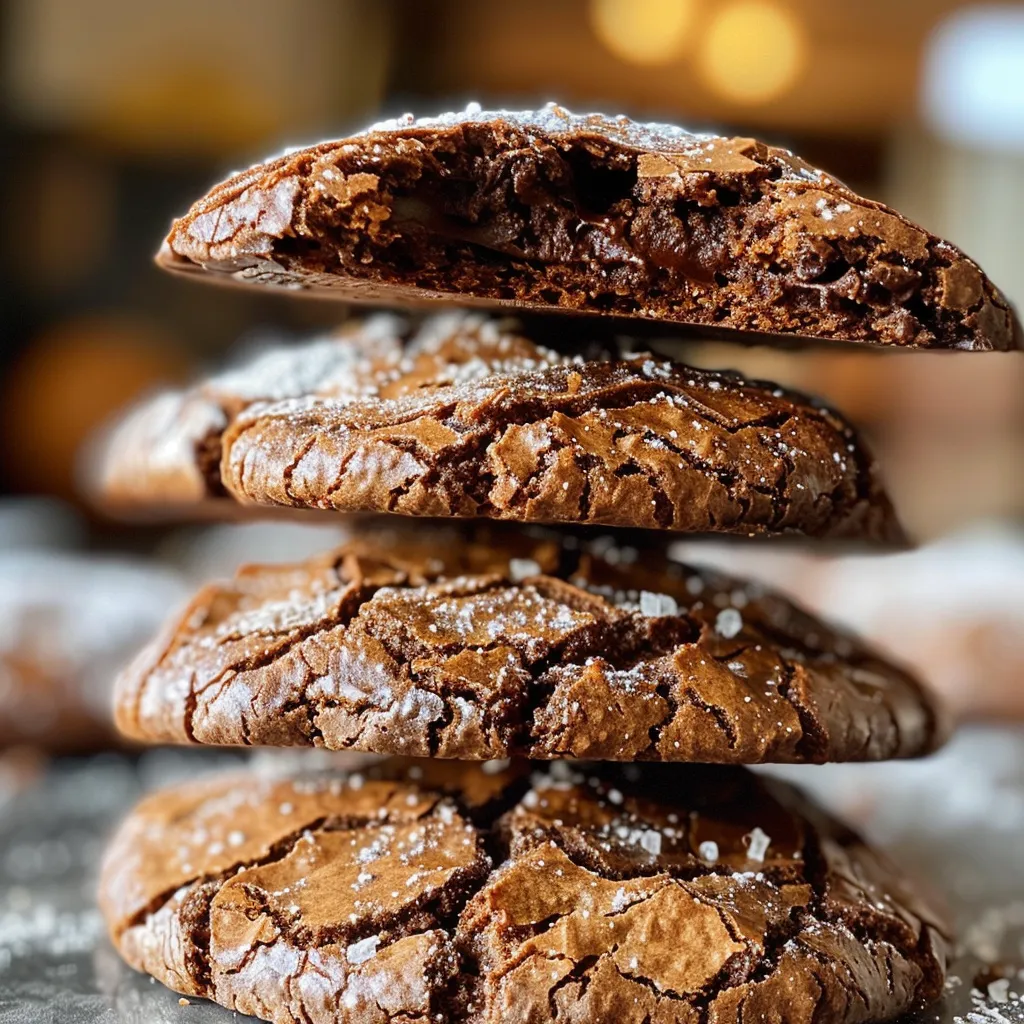 Best Chocolate Crinkle Cookies