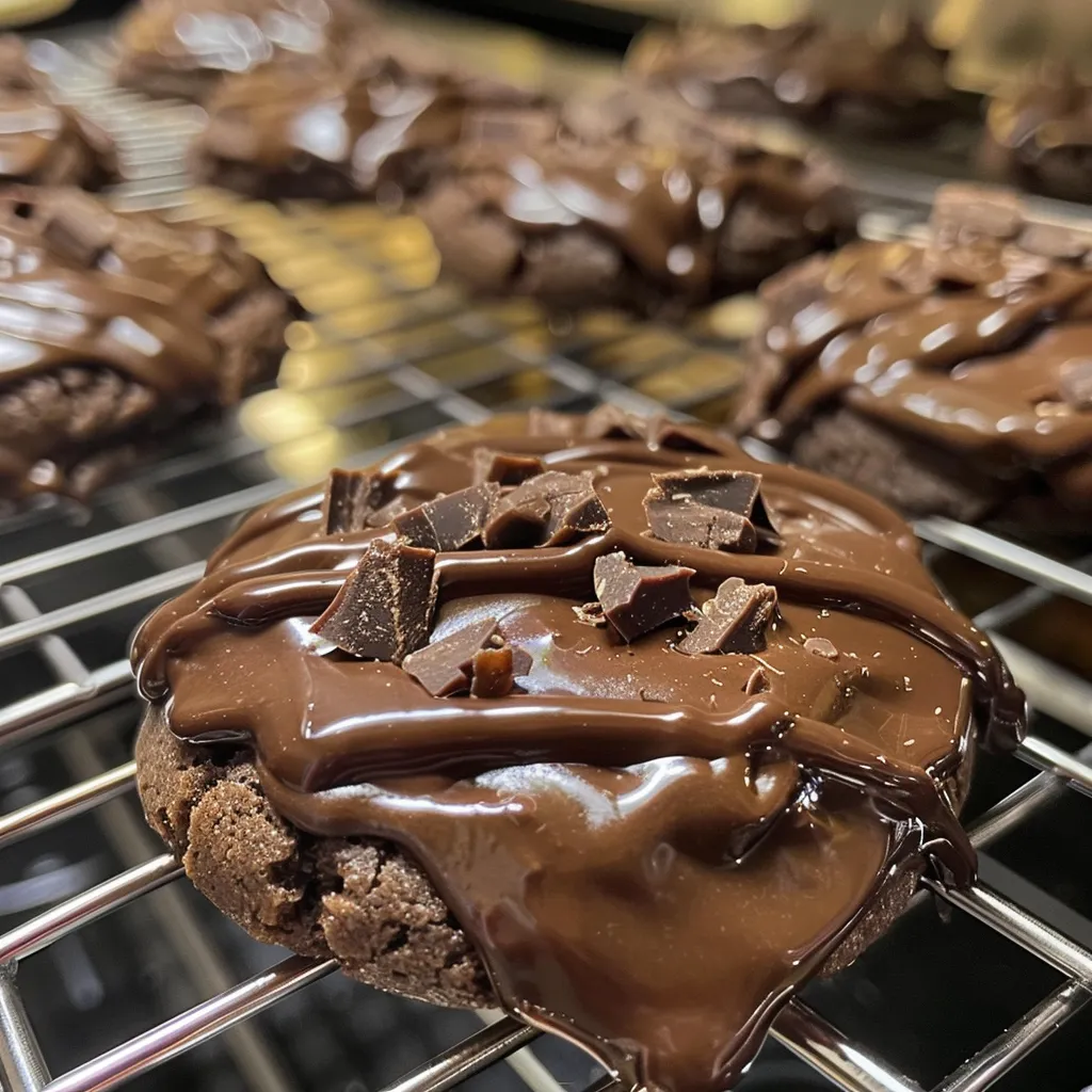 Chocolate Blossom Cookies
