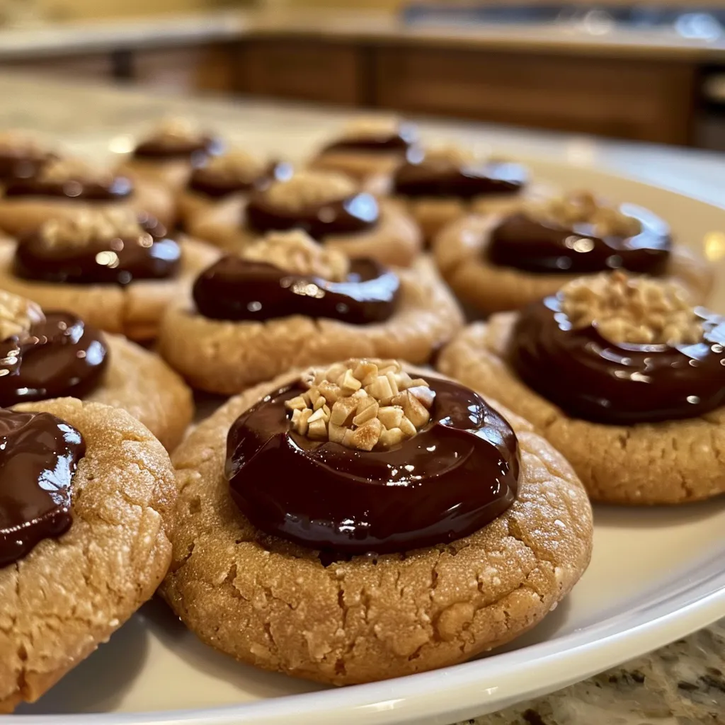 Chocolate Thumbprint Cookies - In Bloom Bakery