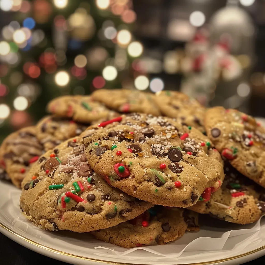 Wonderland Chocolate Chip Christmas Cookies