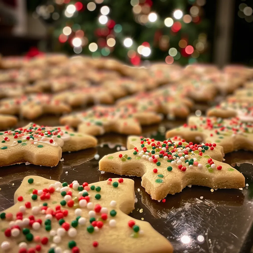 Christmas Sugar Cookies (Crumbl Copycat)