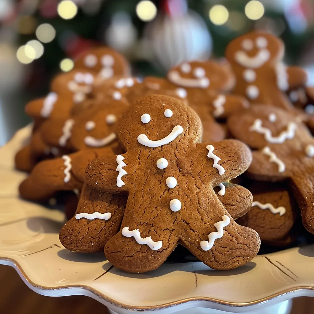 Classic Gingerbread Men Cookies – Adorable, Spiced & Perfect for Decorating! ☃️🍪