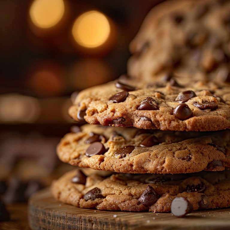 Close-up of a freshly baked Crumbl Cookies Copycat, showcasing melted chocolate chips.