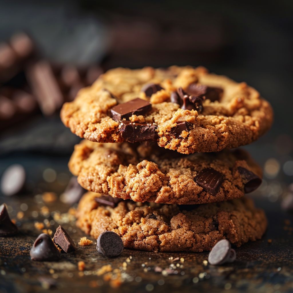 Close-up of a freshly baked Crumbl Cookies Copycat, showcasing melted chocolate chips.