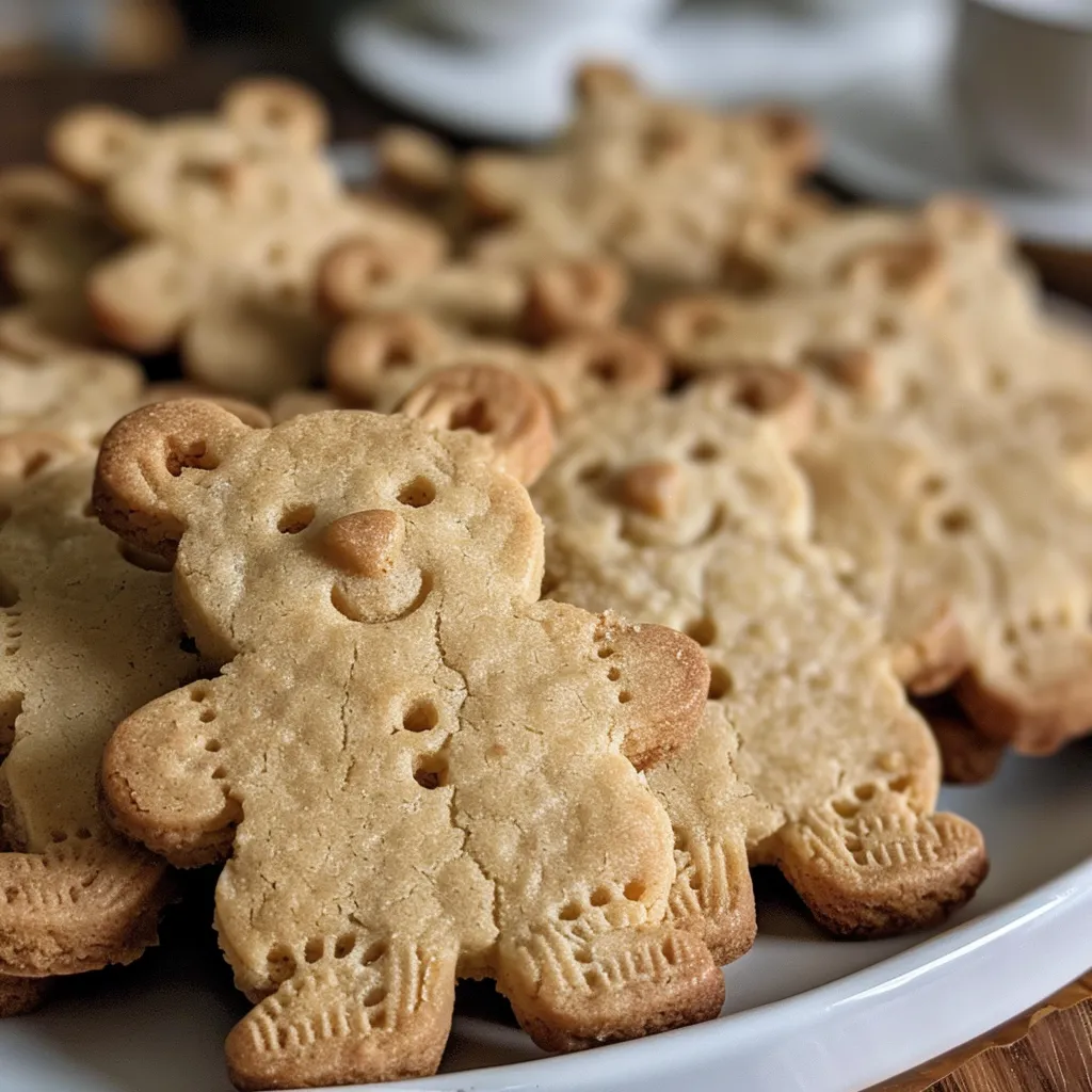 Brown Butter-Maple Shortbread Bear Cookies