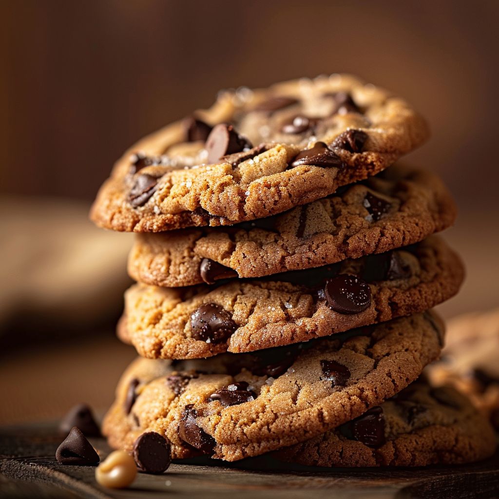 A close-up of a Crumbl chocolate chip cookie showcasing its texture and warm colors.