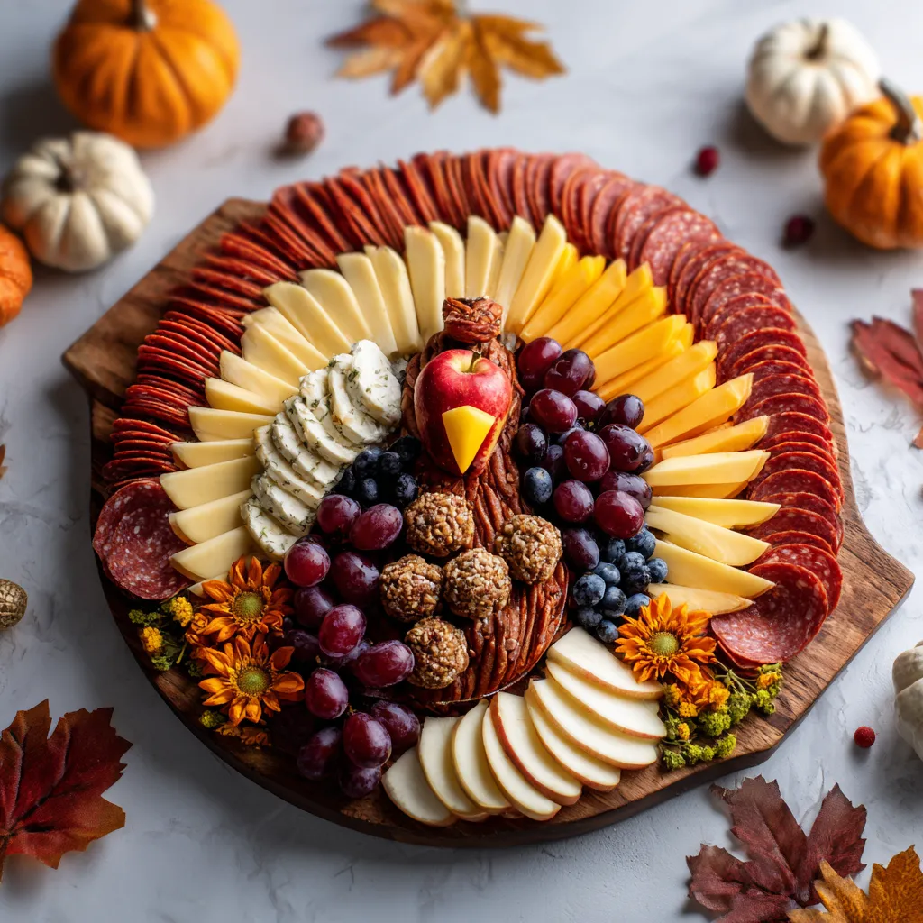 A delicious Pumpkin Roll Cake displayed on a wooden board, showcasing its swirled layers.