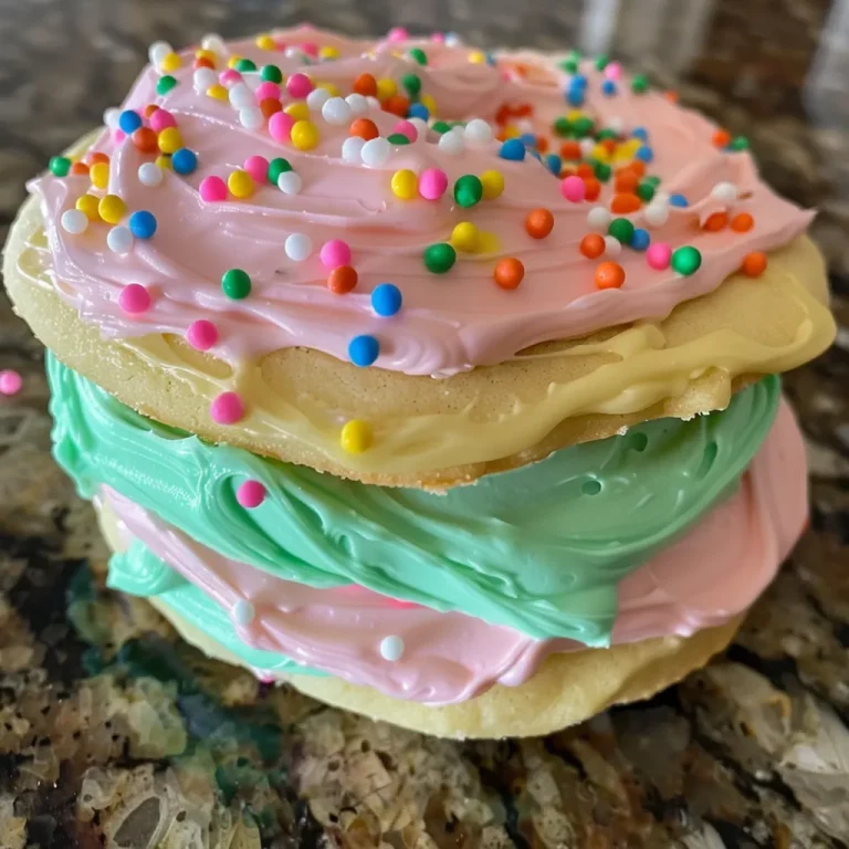 Whimsical Whirls: Easy Sugar Cookie Icing for Every Occasion Vividly colored sugar cookie icing in a mixing bowl surrounded by ingredients.