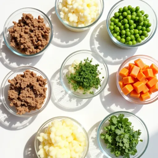 An appetizing view of a Shepherd's Pie Casserole, showcasing its warm, inviting texture and ingredients.