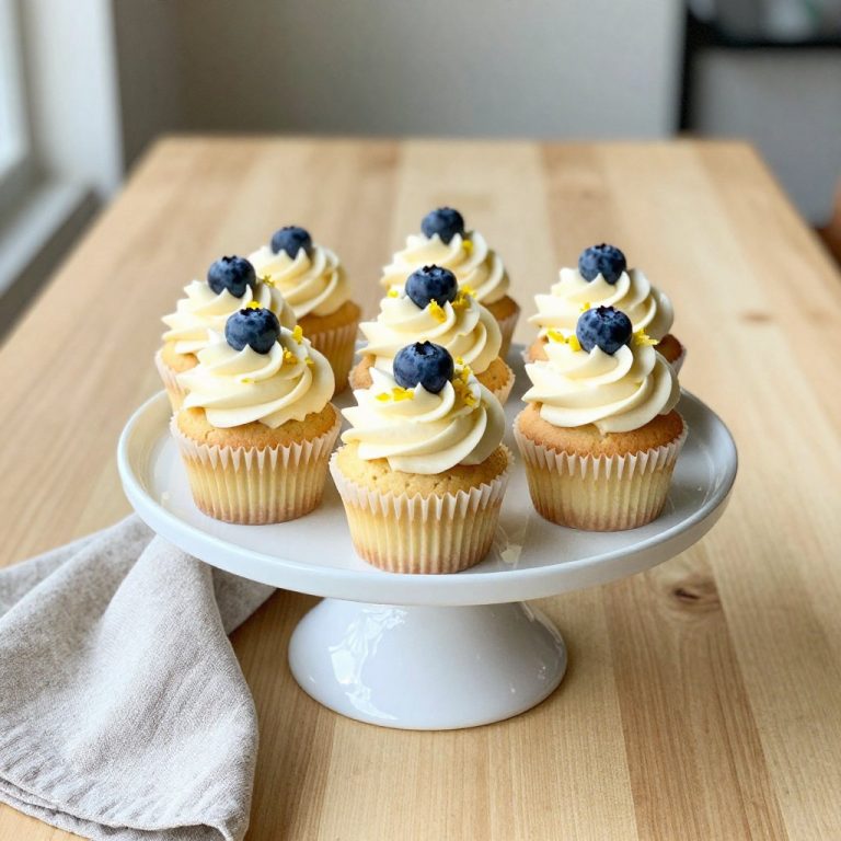 Lemon Blueberry Cupcakes: A Burst of Flavor