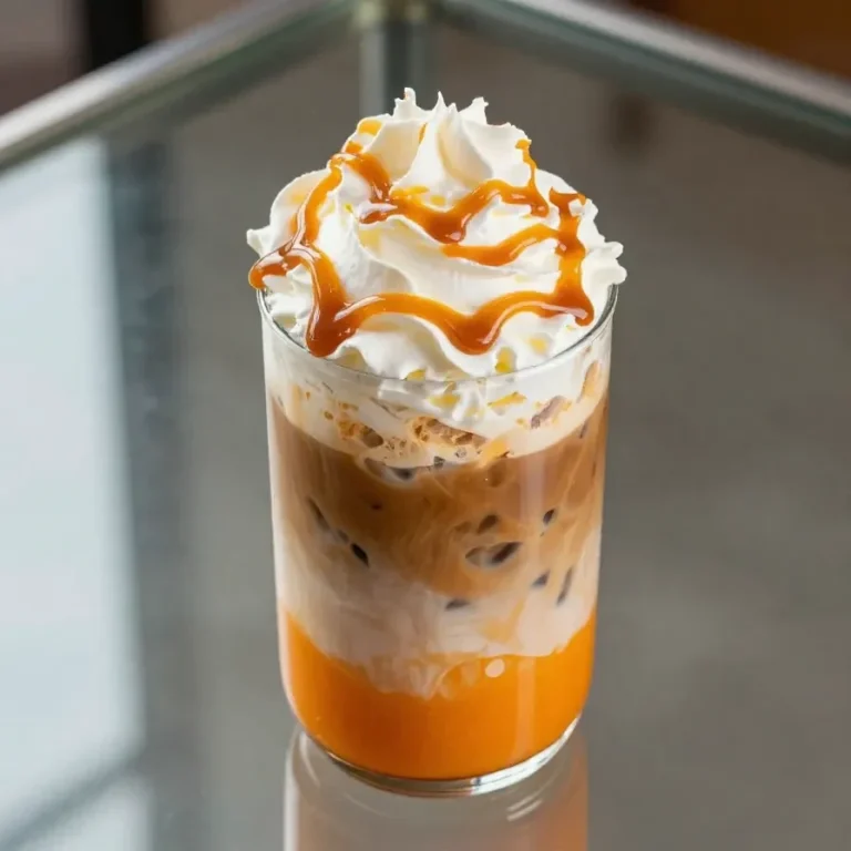 A warm Pumpkin Dunkalatte served in a cozy café setting